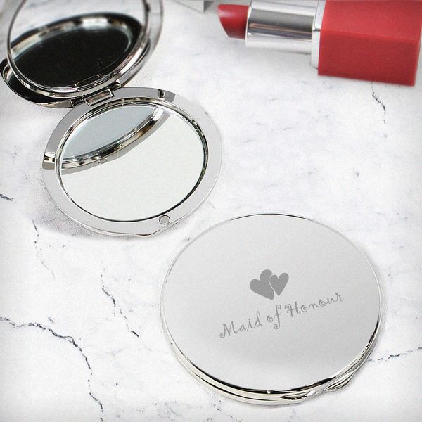 (image for) Maid of Honour Round Compact Mirror - Click Image to Close