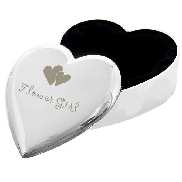 Modal Additional Images for Flower Girl Heart Trinket Box
