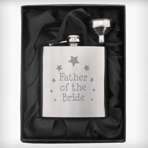 (image for) Father of the Bride Hip Flask - Click Image to Close