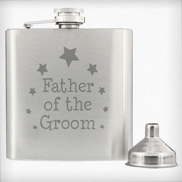 (image for) Father of the Groom Hip Flask - Click Image to Close