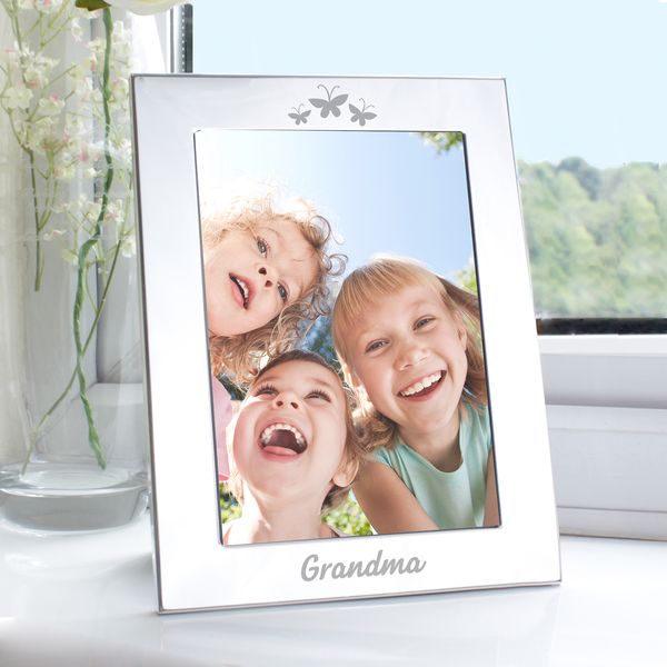 Modal Additional Images for Silver 5x7 Grandma Photo Frame