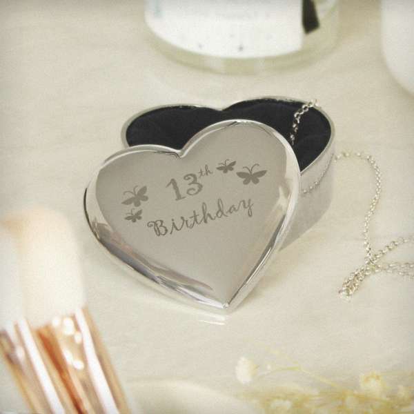 (image for) 13th Butterflies Heart Trinket Box - Click Image to Close