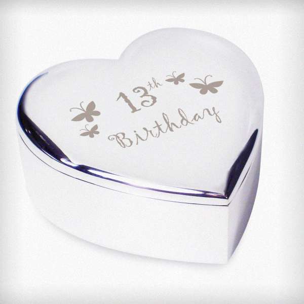 (image for) 13th Butterflies Heart Trinket Box - Click Image to Close