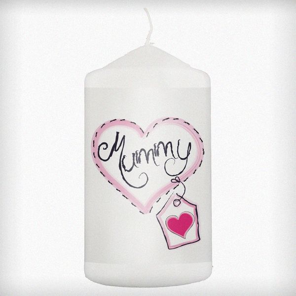 Modal Additional Images for Mummy Heart Stitch Candle