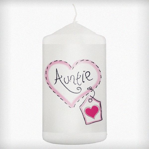 (image for) Auntie Heart Stitch Candle - Click Image to Close