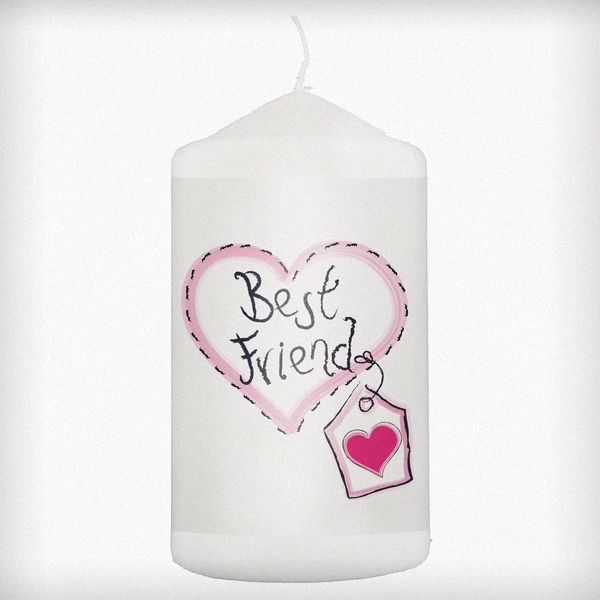 (image for) Best Friend Heart Stitch Candle - Click Image to Close
