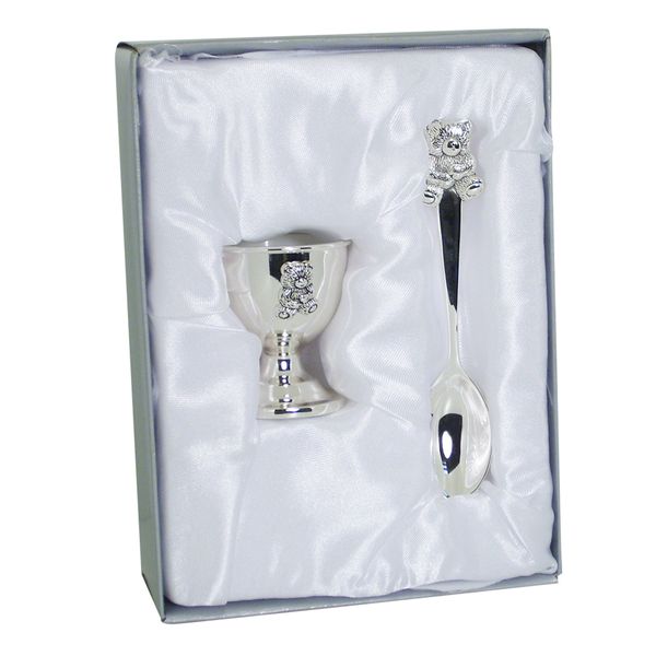 (image for) Personalised Silver Egg Cup & Spoon - Click Image to Close