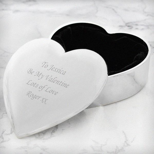 (image for) Personalised Heart Trinket Box - Click Image to Close
