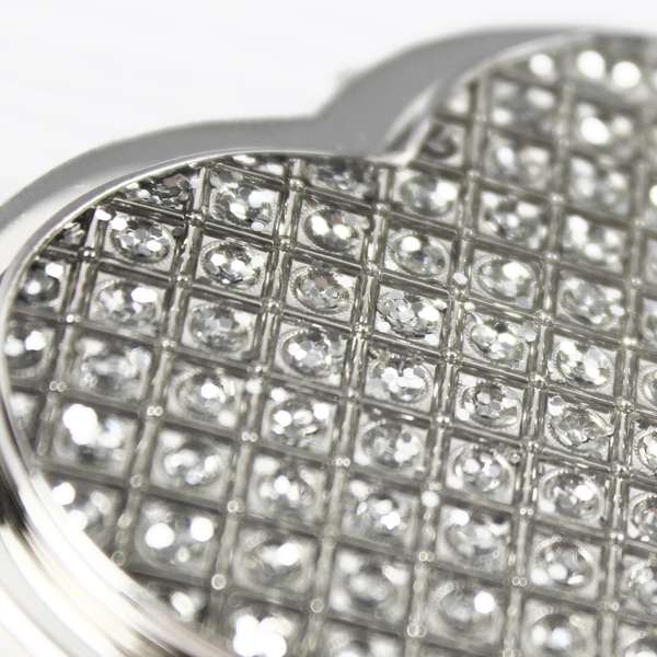 Modal Additional Images for Personalised Diamante Heart Compact Mirror