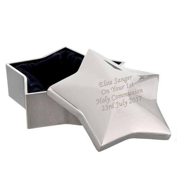 Modal Additional Images for Personalised Star Trinket Box