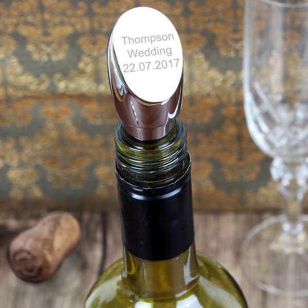 (image for) Personalised Contemporary Wine Stopper - Click Image to Close