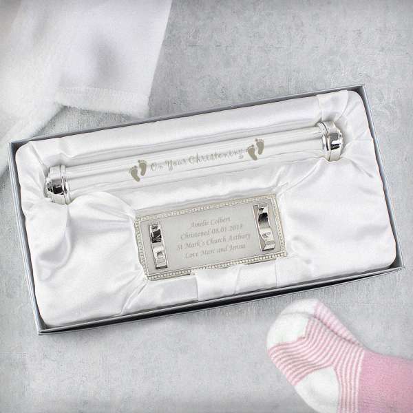 (image for) Personalised Christening Certificate Holder - Click Image to Close