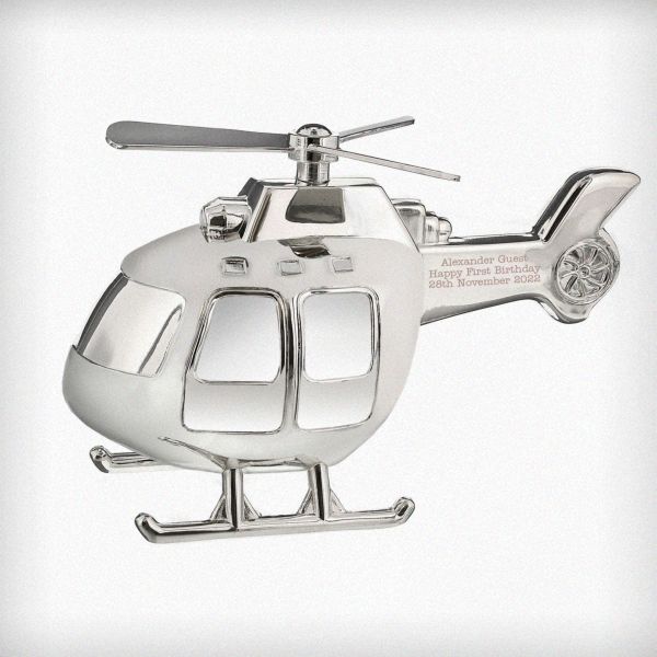 (image for) Personalised Helicopter Money Box - Click Image to Close