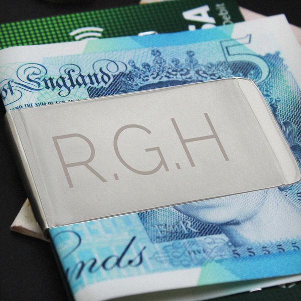 (image for) Personalised Classic Initial Money Clip