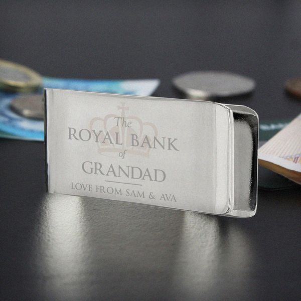 Modal Additional Images for Personalised 'Royal Bank of...' Money Clip