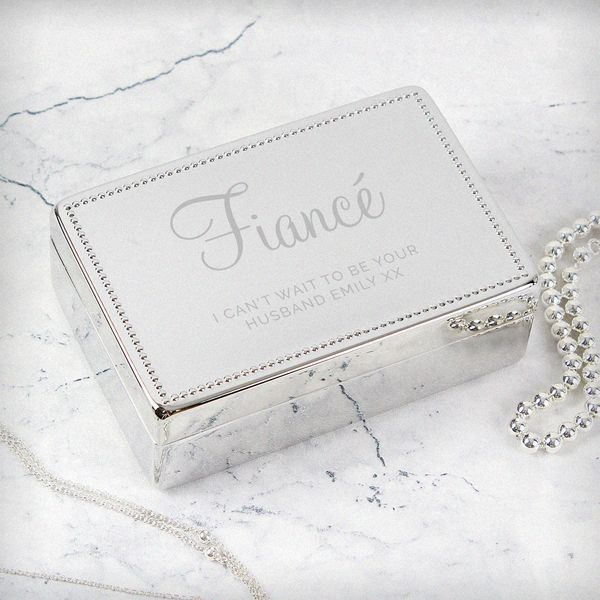 (image for) Personalised Rectangular Jewellery Box - Click Image to Close