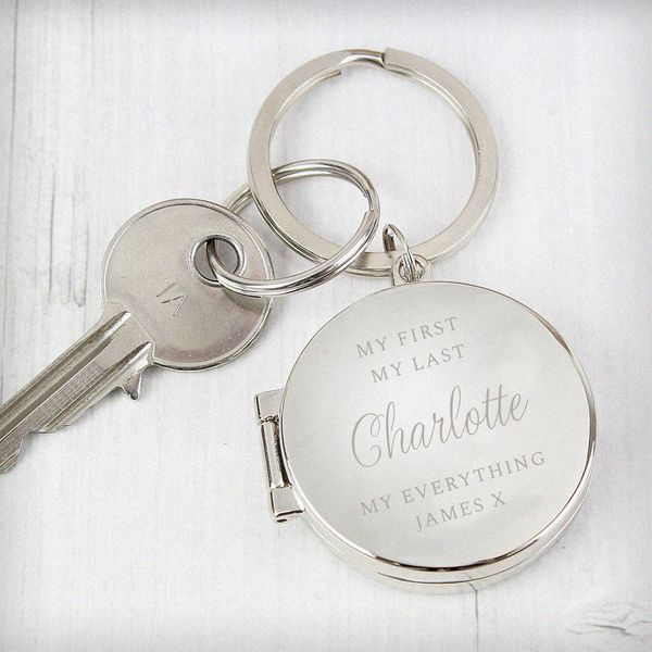 (image for) Personalised Classic Photo Keyring - Click Image to Close