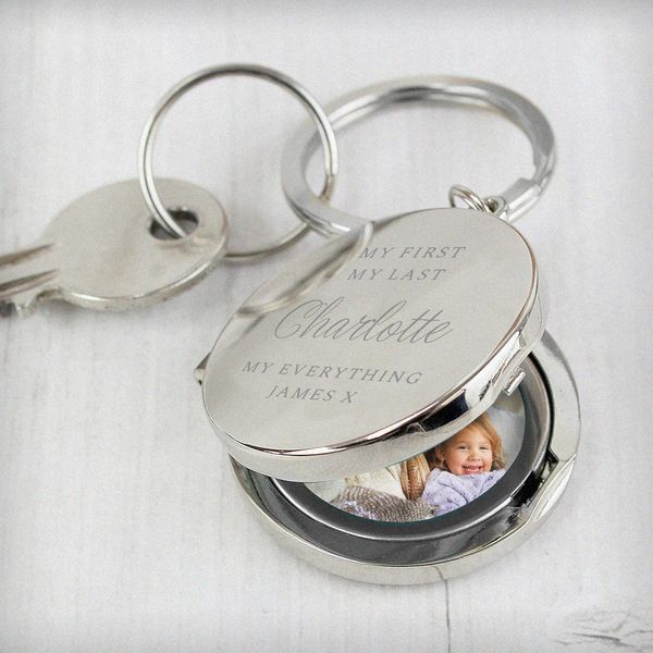 (image for) Personalised Classic Photo Keyring - Click Image to Close