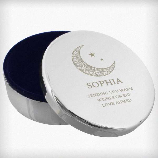 Modal Additional Images for Personalised Eid Round Trinket Box