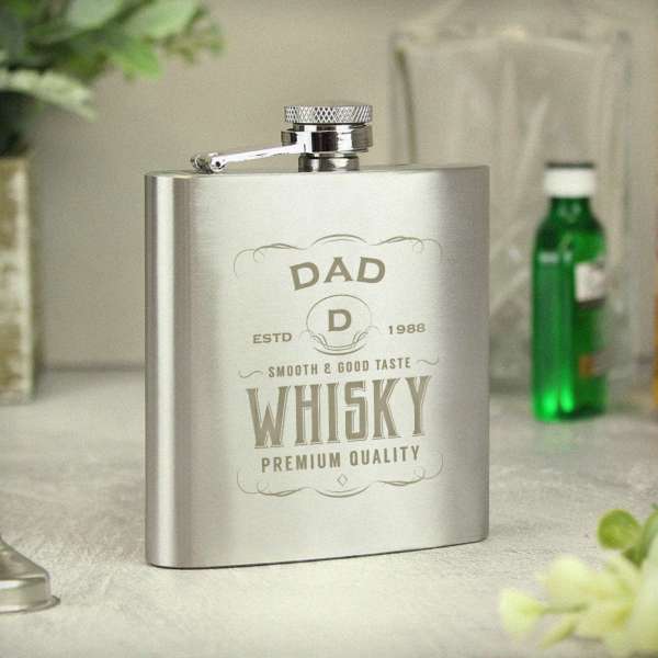 Modal Additional Images for Personalised Whisky Hip Flask