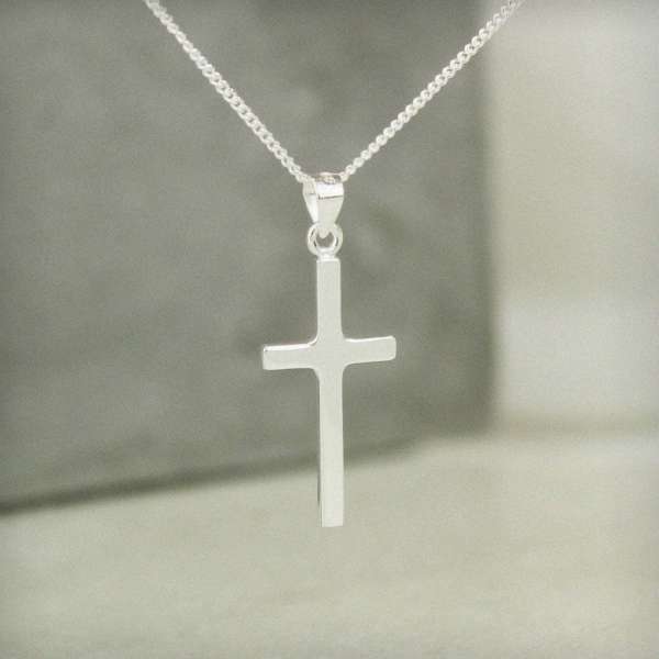 Modal Additional Images for Personalised Floral Sentiment Cross Necklace and Box