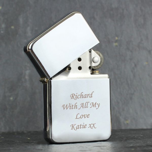 (image for) Personalised Silver Lighter