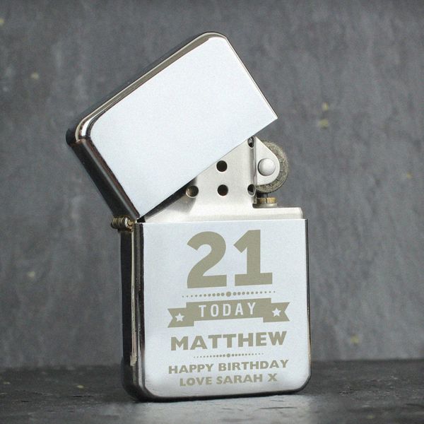 (image for) Personalised Birthday Star Lighter - Click Image to Close