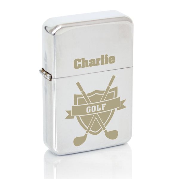 Modal Additional Images for Personalised Golf Lighter