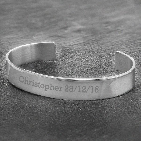 (image for) Personalised Stainless Steel Bangle