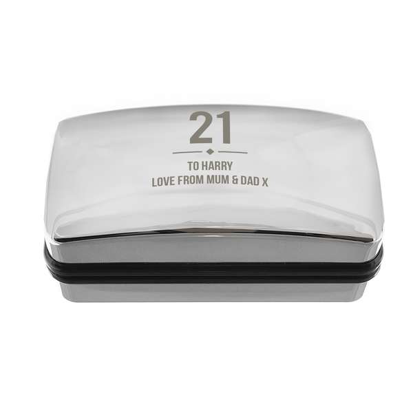 (image for) Personalised Big Age Cufflink Box - Click Image to Close