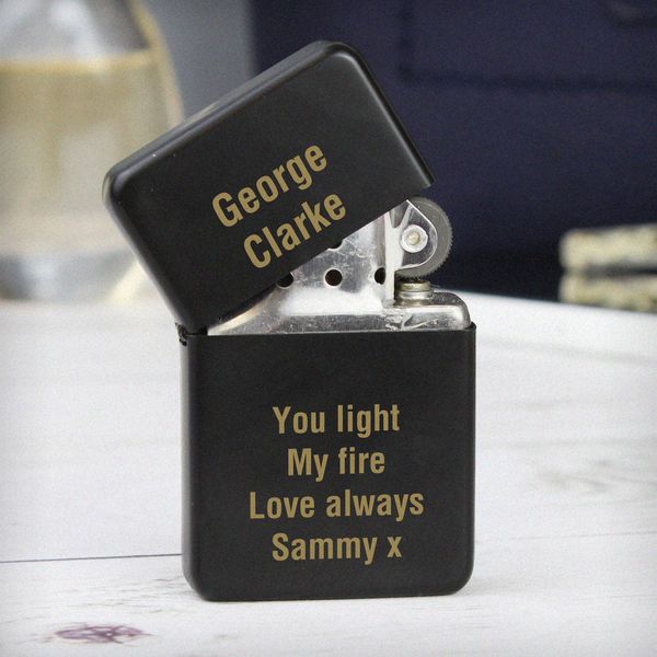 Modal Additional Images for Personalised Black Lighter