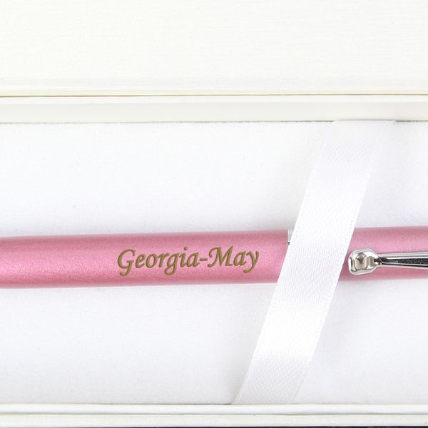 Modal Additional Images for Personalised Pink Pen