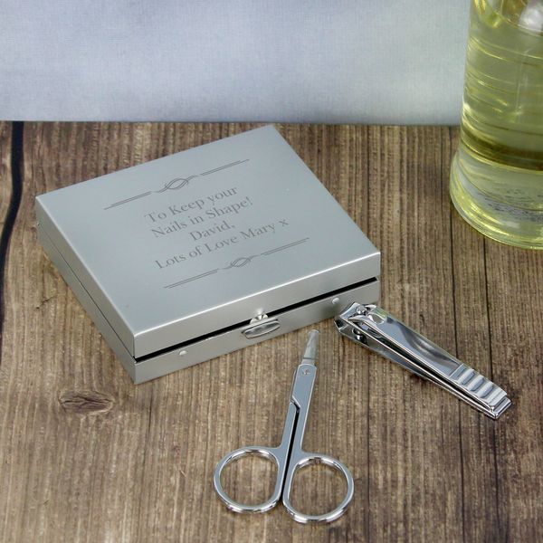 (image for) Personalised Any Message Manicure Set - Click Image to Close