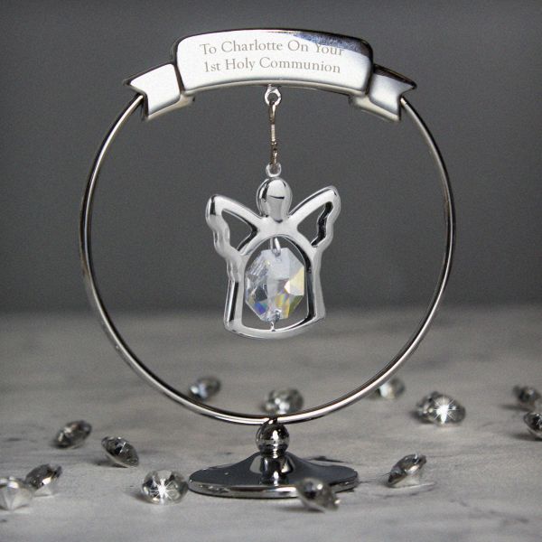 (image for) Personalised Crystocraft Angel Ornament - Click Image to Close
