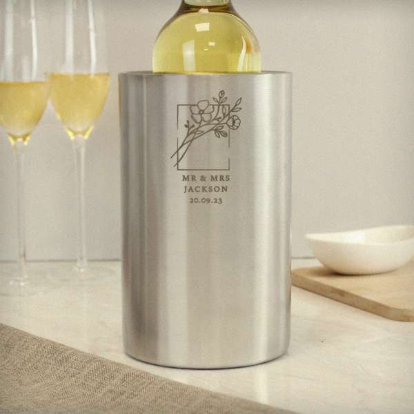 (image for) Personalised Botanical Wine Cooler - Click Image to Close