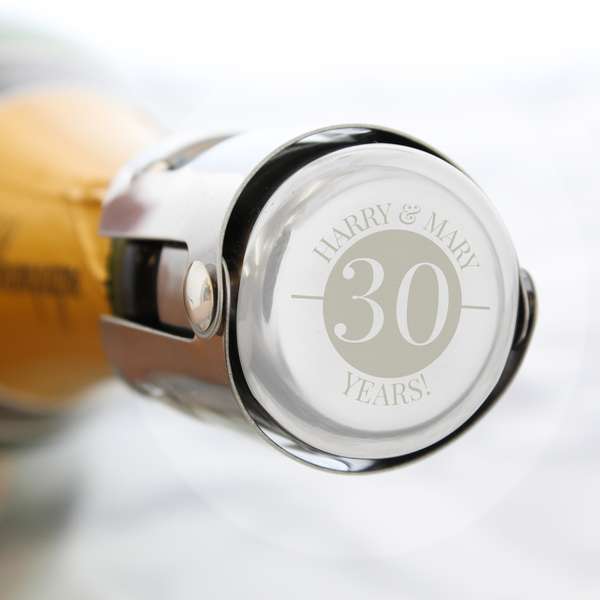 (image for) Personalised Big Number Bottle Stopper - Click Image to Close