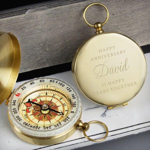 Modal Additional Images for Personalised Classic Keepsake Compass