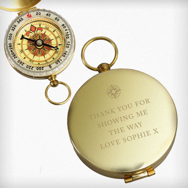 (image for) Personalised Free Text Keepsake Compass - Click Image to Close
