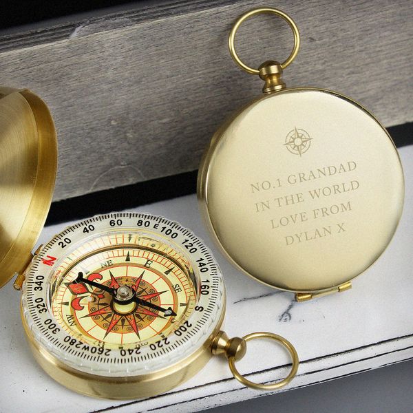 (image for) Personalised Free Text Keepsake Compass - Click Image to Close