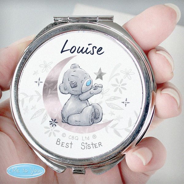 Modal Additional Images for Personalised Moon & Stars Me To You Compact Mirror