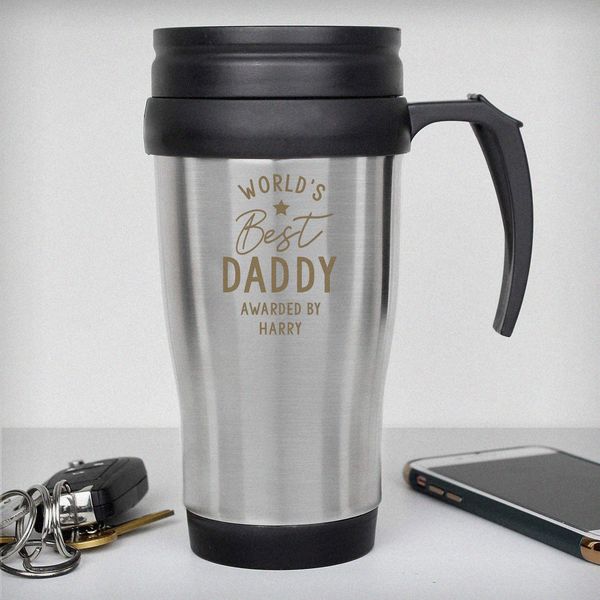 (image for) Personalised 'Worlds Best' Travel Mug - Click Image to Close