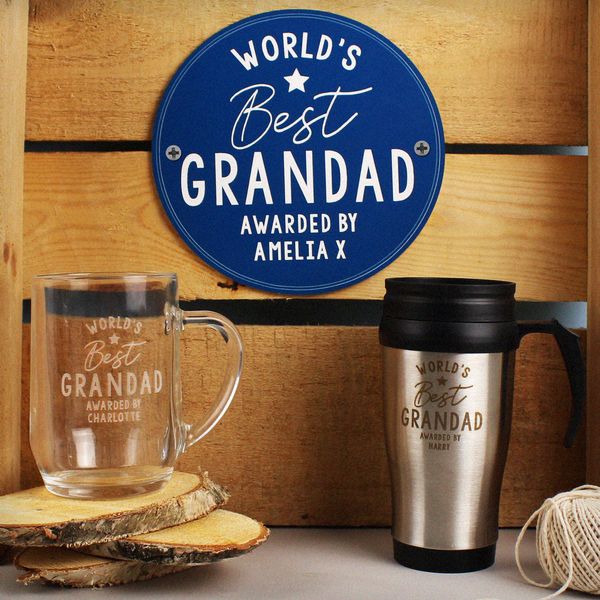 Modal Additional Images for Personalised 'Worlds Best' Travel Mug