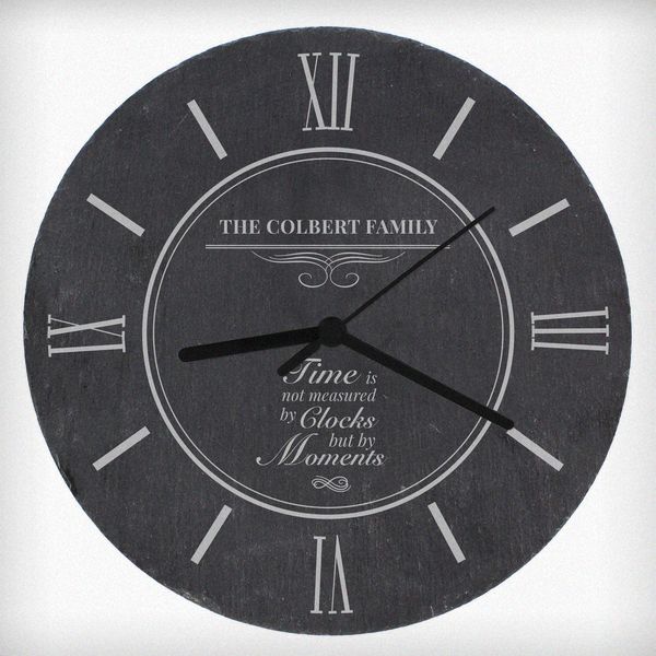 Modal Additional Images for Personalised Moments Slate Clock