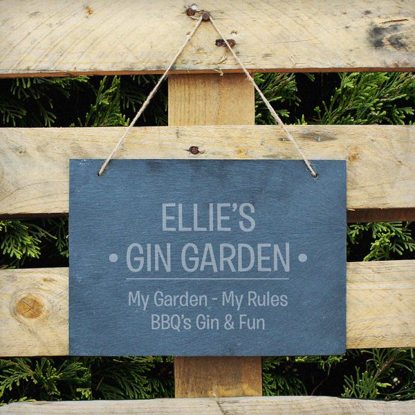 (image for) Personalised Large Hanging Slate Sign