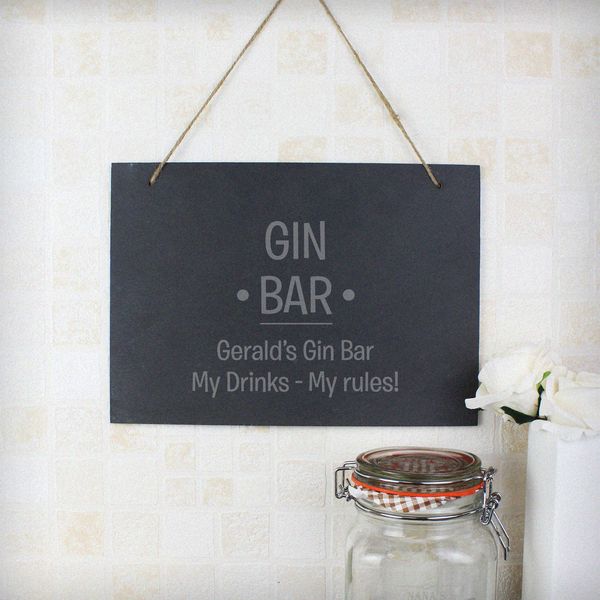 Modal Additional Images for Personalised Large Hanging Slate Sign
