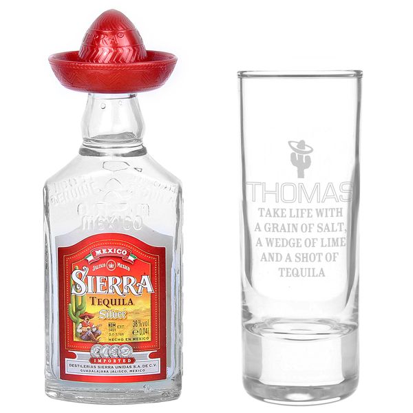Modal Additional Images for Personalised Tequila Shot Glass and Miniature Tequila