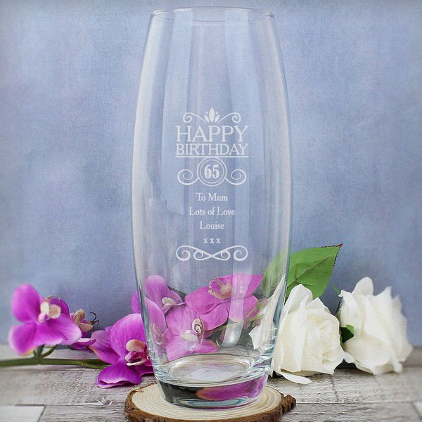 Modal Additional Images for Personalised Birthday Bullet Vase