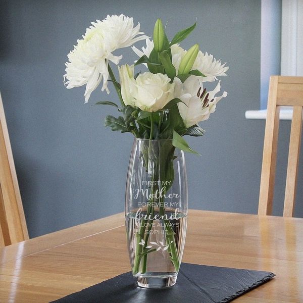 (image for) Personalised 'First My Mother, Forever My Friend' Bullet Vase - Click Image to Close