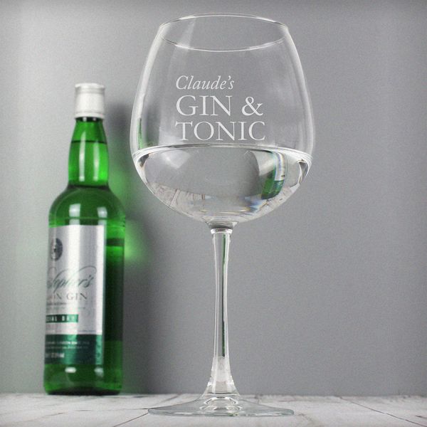 Modal Additional Images for Personalised Gin & Tonic Balloon Glass