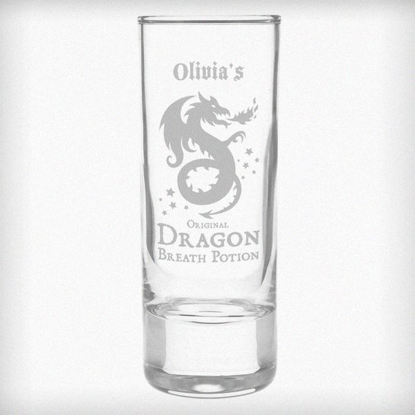 (image for) Personalised Dragon Breath Potion Shot Glass - Click Image to Close